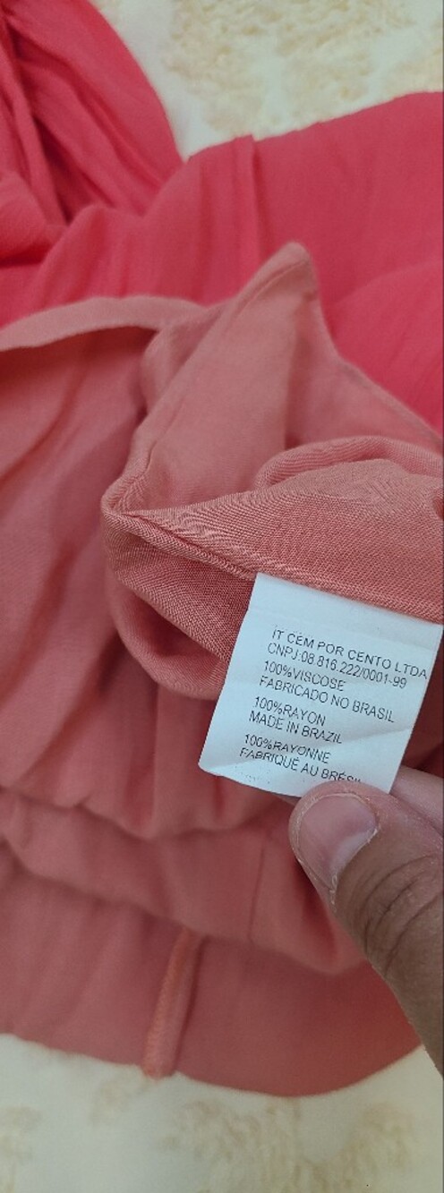 VIX Paula Hermanny Women’s Coral Slit Maxi Dress - Sleeveless V-Neck - Picture 8 of 10